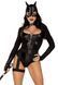 Еротичний костюм кішечки Leg Avenue Fierce Feline L, боді, пояс з підв&rsquo;язкою, маска кішки SO9230 фото 1
