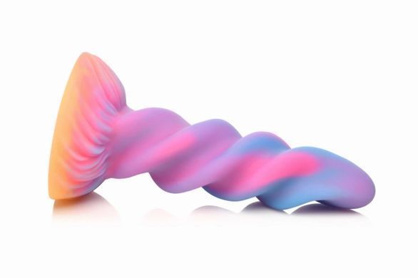 Фентезійний фалоімітатор Creature Cocks Glow-in-the-Dark Unicorn Dildo, світиться в темряві, 20,6 см SX2205 фото