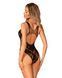 Бодістокінг з вирізами Obsessive B138 teddy S/M/L, black, з доступом SO7685 фото 2