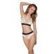 Трусики з широкою гумкою і мереживом Passion PS001 PANTIES S, ecru SO4165 фото 2