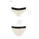 Трусики з широкою гумкою і мереживом Passion PS001 PANTIES S, ecru SO4165 фото 5