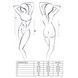 Боді Passion CHARMING BODY S/M, black EL11002 фото 3