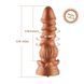 Фалоімітатор для секс-машин Hismith Spiral Grain Silicone Dildo Monster Series, спіральний рельєф SO9961 фото 2