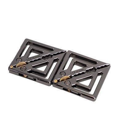 Затискачі для сосків з легкою підвіскою LOCKINK Adjustable Nipple Clamps with Light Pendant, сріблясті SX0849 фото