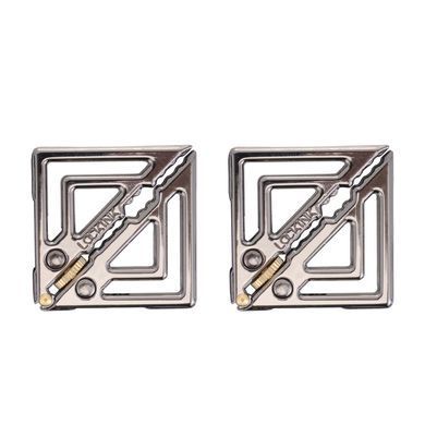 Затискачі для сосків з легкою підвіскою LOCKINK Adjustable Nipple Clamps with Light Pendant, сріблясті SX0849 фото
