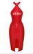 Сукня Noir Handmade F354 Red powerwetlook dress - XXL SX2108 фото 7