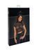 Топ Noir Handmade F303 Essence, XL, black, мереживний, короткий рукав, комір-стійка SX0258 фото 6