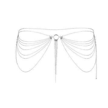 Ланцюжок трусики або ліф Bijoux Indiscrets Magnifique Waist Chain - silver, прикраса на тіло SO2659 фото