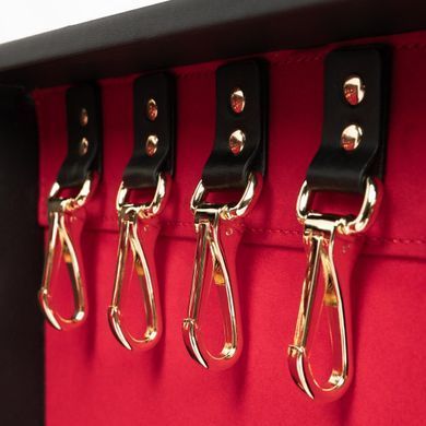 Набір для BDSM Bedroom Fantasies: Bondage Suitcase 13 Pcs - Cow Leather SX1195 фото