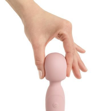 Вібромасажер Good Vibes Only - SIMI Double-Sided Wand Vibrator Soft Silicone - Pink SX3076 фото