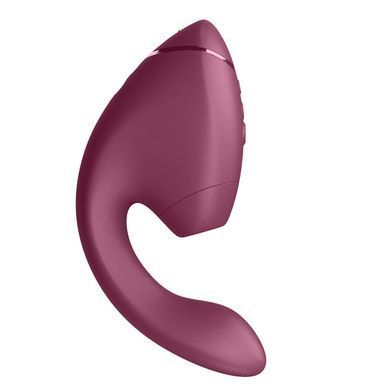 Подвійний вакуумний кліторальний стимулятор з вібрацією Womanizer Next Duo - Dusky Pink SX3868 фото