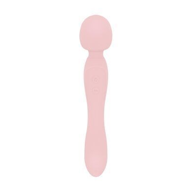 Вібромасажер Good Vibes Only - SIMI Double-Sided Wand Vibrator Soft Silicone - Pink SX3076 фото
