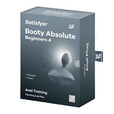 Анальна вібропробка Satisfyer Booty Absolute Beginners 4, для початківців, ввідна частина 3 см SX0545 фото