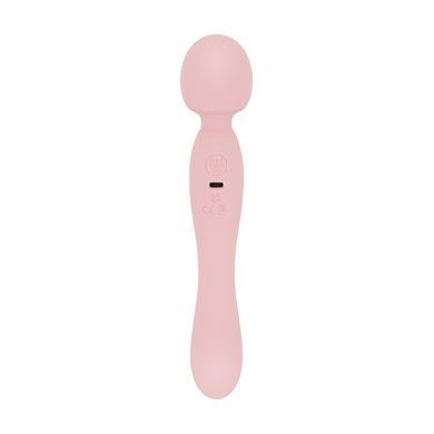 Вібромасажер Good Vibes Only - SIMI Double-Sided Wand Vibrator Soft Silicone - Pink SX3076 фото