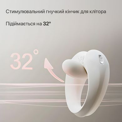 Ерекційне смарт-віброкільце Zalo Apis Obsidian Black, до 4 годин роботи, зарядний кейс SX2691 фото