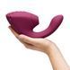 Подвійний вакуумний кліторальний стимулятор з вібрацією Womanizer Next Duo - Dusky Pink SX3868 фото 10