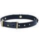 Нашийник LOCKINK Dark DIY Alphabet Collar, чорний, штучна шкіра, букви зі стразами SX0900 фото 3