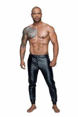 Чоловічі трегінси Noir Handmade H063 Powerwetlook treggings, L, мокрий ефект SX0117 фото