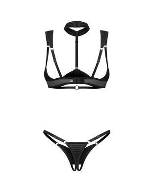 Комплект Obsessive Roccele 2-pcs crotchless set L/XL SX3618 фото