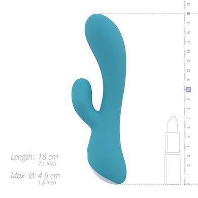 Вібратор-кролик Cala Azul &ndash; Martina Rabbit Vibrator, ергономічна форма, 10 режимів SO8884 фото