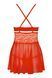Бебі-дол Obsessive 838-BAB-3 babydoll & thong red L/XL SX1120 фото 4