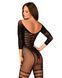 Сітчастий бодістокінг з імітацією підв&rsquo;язок Obsessive Bodystocking G329 S/M/L, black, з доступом SO7693 фото 2