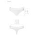 Трусики-бразиліана з бавовни Passion PS005 PANTIES L, white SO4223 фото 6
