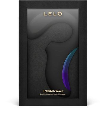 Кліторально-вагінальний звуковий стимулятор LELO Enigma WAVE Black, 3 типи стимуляції SX0687 фото