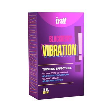 Рідкий вібратор Intt Vibration Blackberry (15 мл) зі смаком ожини SX2661 фото