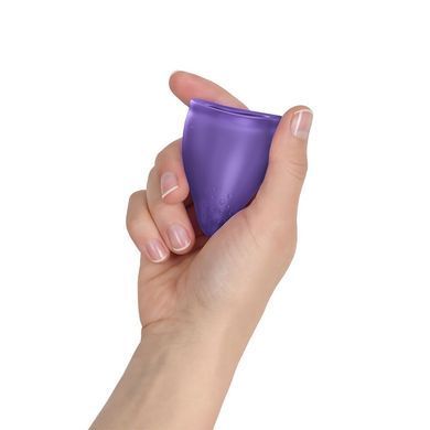 Менструальна чаша Fun Factory FUN CUP SIZE A Black Currant, багаторазова, діаметр 4 см, об&rsquo;єм 20 мл SX3683 фото
