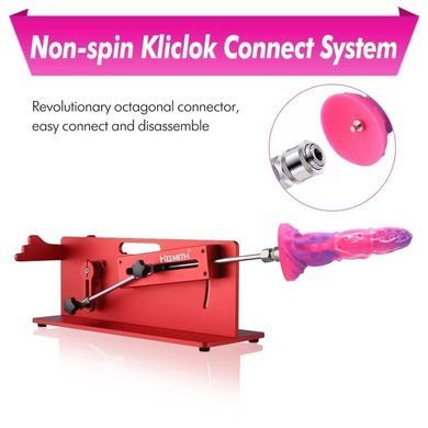 Фалоімітатор для секс-машин Hismith Tentacle Silicone Dildo Monster Series, KlicLok та присоска SO9964 фото