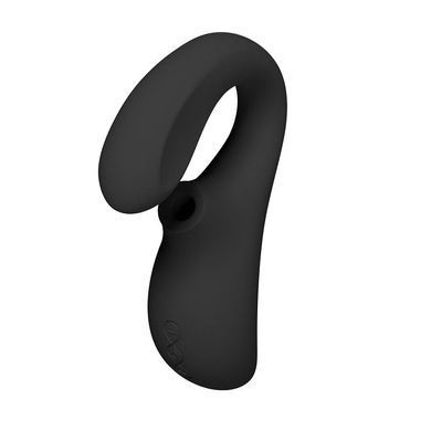 Кліторально-вагінальний звуковий стимулятор LELO Enigma WAVE Black, 3 типи стимуляції SX0687 фото