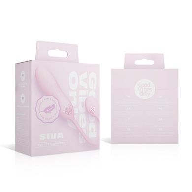 Віброяйце Good Vibes Only - SIVA Bullet Vibrator Soft Silicone - Pink SX3077 фото
