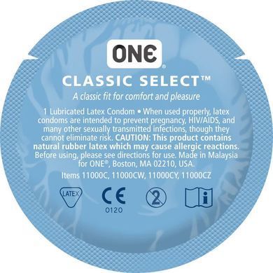 Набір презервативів ONE Classic Select MSM Collection, 100 шт, гладенькі, зі змазкою, паковання-тубус SX0742 фото