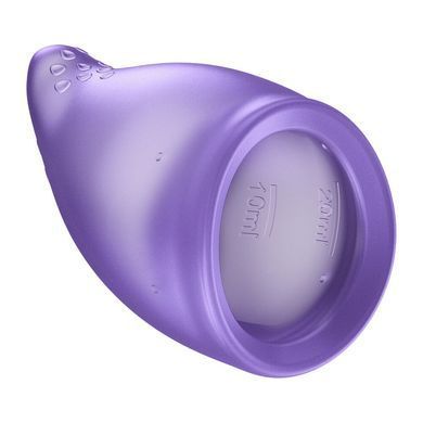 Менструальна чаша Fun Factory FUN CUP SIZE A Black Currant, багаторазова, діаметр 4 см, об&rsquo;єм 20 мл SX3683 фото