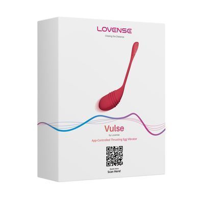 Смарт-віброяйце з пульсацією Lovense Vulse (Thrusting Egg Vibrator), імітація фрикцій SO8792 фото