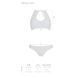 Комплект із бра, трусиків з ажурним декором та відкритим кроком Passion URSULA SET S/M, white SO5845 фото 5