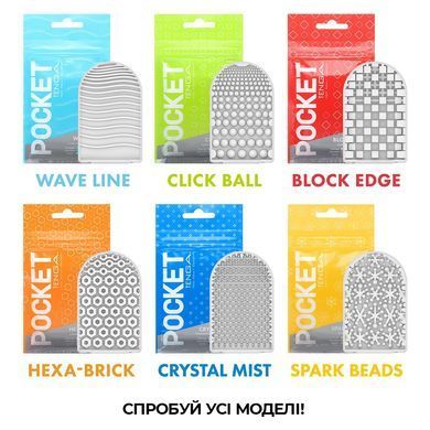 Мастурбатор TENGA Pocket Spark Beads SO5599 фото