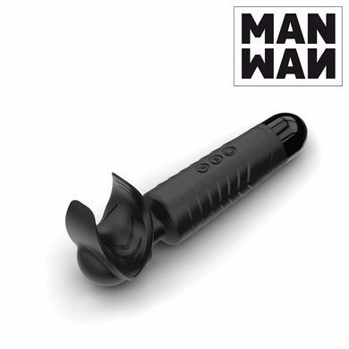 Мастурбатор-вібромасажер Manwan MAN.WAND, відмінно для пар, вібро-мінет, 20 режимів SO2080 фото