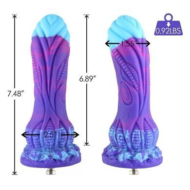 Фалоімітатор для секс-машин Hismith 7.48&Prime; Silicone Dildo HSA140 Monster Series, система KlicLok SO9970 фото