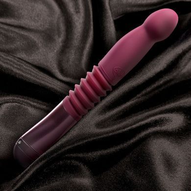 Пульсатор для точки G Blush Temptasia &ndash; Trixie Thrusting Dildo &ndash; Wine Red, 3 швидкості SO8835 фото