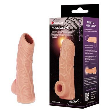 Насадка на член Kokos Nude Sleeve NS 001 L SX1472 фото
