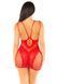 Сукня Leg Avenue Lace and Net Mini Dress with Dual Strap One Size, Red SX1734 фото 2