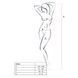 Бодістокінг Passion BS066 One Size, White, комбінезон, імітація панчіх і пояса з гартерами PBS066W фото 4