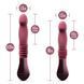 Пульсатор для точки G Blush Temptasia &ndash; Trixie Thrusting Dildo &ndash; Wine Red, 3 швидкості SO8835 фото 8