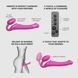 Безремінний страпон з вібрацією Strap-On-Me Vibrating Fuchsia M, діаметр 3,8 см, пульт ДК, регульований SX2571 фото 3