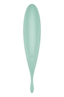 Смарт-вібратор для клітора з вакуумною стимуляцією Satisfyer Twirling Pro+ Mint SO6716 фото