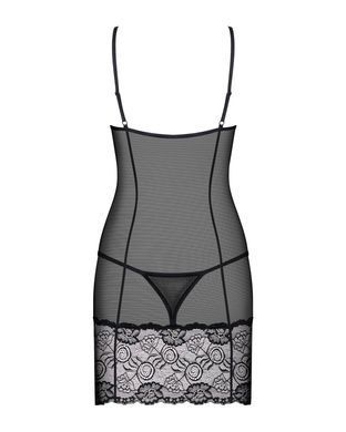 Сорочка Obsessive Alluria chemise & thong S/M SX1122 фото