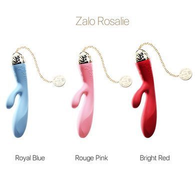 Смартвібратор-кролик Zalo &mdash; Rosalie Rouge Pink SO6666 фото