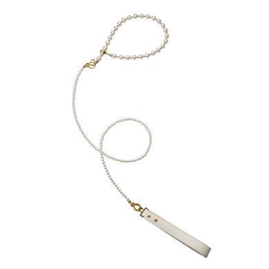 Перлинний набір для фіксації LOCKINK Pearl Bondage & Restraint Set, наручники, поножі, повідець SX0908 фото